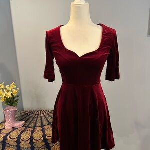 velvet for love and lemons dress